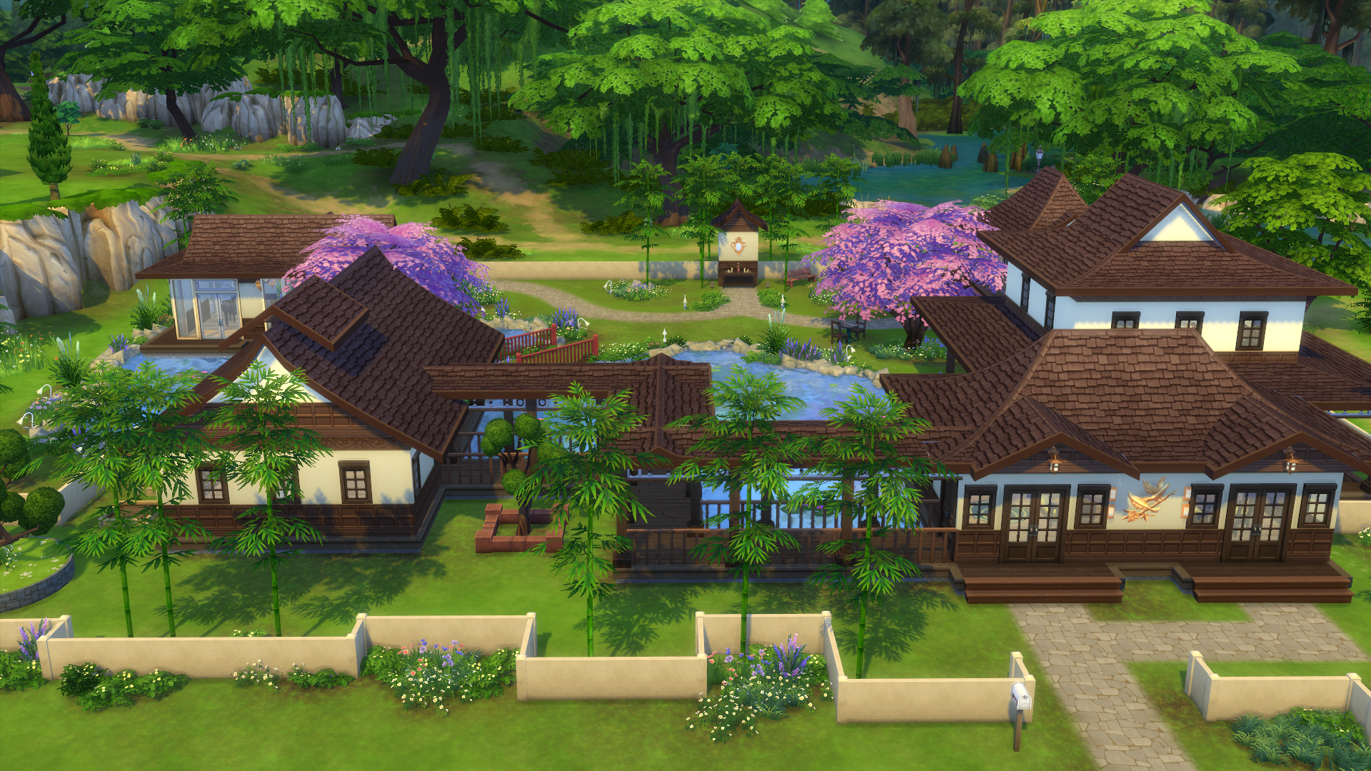 japanese temple sims 4